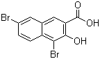 CAS 登录号：1779-10-8, 1,6-二溴-2-羟基萘-3-羧酸