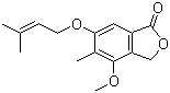 CAS # 17811-32-4, 3-Deoxyzinnolide, 6-[(3',3'-Dimethylallyl)oxy]-4-methoxy-5-methylphthalide