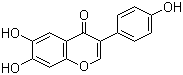 structure of CAS# 17817-31-1, 4',6,7-三羟异黄酮