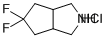 structure of CAS# 1782456-99-8, 5,5-二氟八氢环戊烯并[c]吡咯盐酸盐