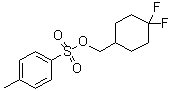 structure of CAS# 178310-99-1, (4,4-二氟环己基)甲基对甲苯磺酸酯