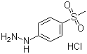 CAS # 17852-67-4, 4-(Methylsulfonyl)phenylhydrazine hydrochloride