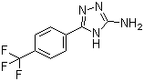 structure of CAS# 178556-79-1, 5-(4-三氟甲基苯基)-4H-1,2,4-三唑-3-胺