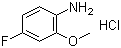 CAS # 178671-97-1, 4-Fluoro-2-methoxyaniline hydrochloride