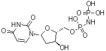 2'-脱氧尿苷 5'-(亚胺二磷酸三氢酯)分子结构 (CAS 178809-71-7)