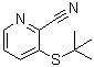 CAS 登录号：178811-40-0, 3-[(1,1-二甲基乙基)硫基]-2-吡啶甲腈