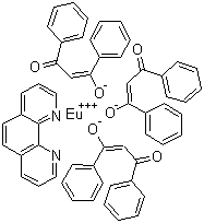 structure of CAS# 17904-83-5, 三(二苯甲酰甲烷)单(菲罗啉)铒