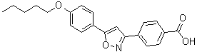 CAS # 179162-55-1, 4-[5-(4-Pentyloxyphenyl)isoxazol-3-yl]benzoic acid