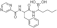 CAS # 179324-69-7, Bortezomib, [(1R)-3-Methyl-1-[[(2S)-1-oxo-3-phenyl-2-[(pyrazinylcarbonyl)amino]propyl]amino]butyl]-boronic acid, Velcade, DPBA