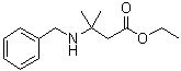 structure of CAS# 17945-54-9, 3-(苄基氨基)-3-甲基丁酸乙酯