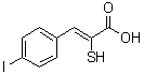 structure of CAS# 179528-45-1, (2Z)-3-(4-碘苯基)-2-巯基-2-丙烯酸