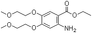 structure of CAS# 179688-27-8, 4,5-二(2-甲氧基乙氧基)-2-氨基苯甲酸乙酯