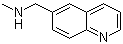CAS # 179873-36-0, N-Methyl-1-(6-quinolinyl)methanamine