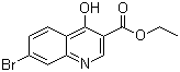 structure of CAS# 179943-57-8, 7-溴-4-羟基喹啉-3-甲酸乙酯