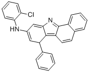 structure of CAS# 1800022-01-8, N-(2-氯苯基)-7-苯基-7H-苯并[a]咔唑-9-胺