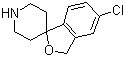structure of CAS# 180160-48-9, 5-Chlorospiro[isobenzofuran-1(3H),4'-piperidine]
