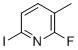 CAS # 1803765-66-3, 2-Fluoro-6-iodo-3-methylpyridine