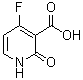 structure of CAS# 1803770-09-3, 4-氟-1,2-二氢-2-氧代-3-吡啶羧酸