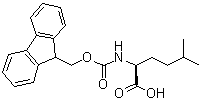 structure of CAS# 180414-94-2, N-[芴甲氧羰基]-5-甲基-L-正亮氨酸