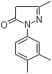 CAS # 18048-64-1, 3-Methyl-1-(3,4-dimethylphenyl)-2-pyrazolin-5-one, 2-(3,4-Dimethylphenyl)-2,4-dihydro-5-methyl-3H-pyrazol-3-one