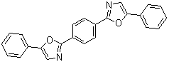 structure of CAS# 1806-34-4, 1,4-Bis(5-phenyl-2-oxazolyl)benzene