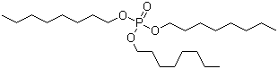 CAS # 1806-54-8, Phosphoric acid trioctyl ester, Octyl phosphate, Tri-n-octyl phosphate, Trioctyl phosphate