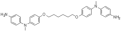 CAS # 1807536-66-8, N1,N1'-[1,6-Hexanediylbis(oxy-4,1-phenylene)]bis[N1-methyl-1,4-benzenediamine]