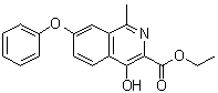CAS # 1809286-36-9, 4-Hydroxy-1-methyl-7-phenoxy-3-isoquinolinecarboxylic acid ethyl ester