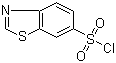 structure of CAS# 181124-40-3, 1,3-苯并噻唑-6-磺酰氯