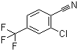 structure of CAS# 1813-33-8, 2-Chloro-4-(trifluoromethyl)benzonitrile