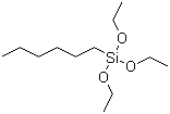 structure of CAS# 18166-37-5, 正己基三乙氧基硅烷
