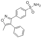 CAS # 181696-12-8, Parecoxib Sulfonamide, 4-(5-methyl-4-phenyl-1,2-oxazol-3-yl)benzenesulfonamide