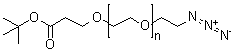 CAS # 1818294-45-9, alpha-(2-Azidoethyl)-omega-[3-(1,1-dimethylethoxy)-3-oxopropoxy]-poly(oxy-1,2-ethanediyl)
