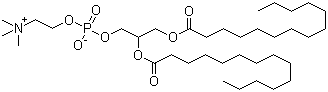 structure of CAS# 18194-24-6, 二肉豆蔻酰基卵磷脂