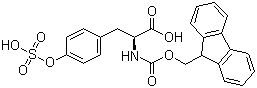 structure of CAS# 181952-24-9, N-[(9H-芴-9-基甲氧基)羰基]-O-(羟基磺酰基)-L-酪氨酸