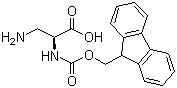 structure of CAS# 181954-34-7, N2-Fmoc-L-2,3-diaminopropionic acid
