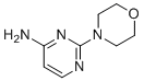 structure of CAS# 18215-94-6, 2-Morpholin-4-YL-pyrimidin-4-ylamine