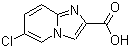 structure of CAS# 182181-19-7, 6-Chloroimidazo[1,2-a]pyridine-2-carboxylic acid