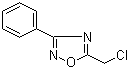 CAS # 1822-94-2, 5-(Chloromethyl)-3-phenyl-1,2,4-oxadiazole, 5-Chloromethyl-3-phenyl-[1,2,4]oxadiazole