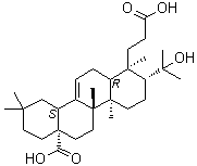 CAS 登录号：182249-69-0, 3,4-开环-齐墩果-12-烯-4-醇-3,28-二酸