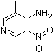 structure of CAS# 18227-67-3, 3-Methyl-5-nitro-4-pyridinamine