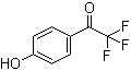 4'-Hydroxy-2,2,2-trifluoroacetophenone molecular structure (CAS 1823-63-8)
