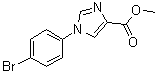 CAS # 1823255-95-3, 1-(4-Bromophenyl)-1H-imidazole-4-carboxylic acid methyl ester