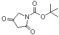 structure of CAS# 182352-59-6, 2,4-二氧代-1-吡咯烷羧酸叔丁酯