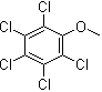 structure of CAS# 1825-21-4, 五氯苯甲醚