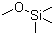 structure of CAS# 1825-61-2, Trimethylmethoxysilane