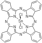 structure of CAS# 18253-54-8, 二氯化酞菁锡