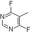 structure of CAS# 18260-64-5, 4,6-二氟-5-甲基嘧啶