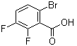 6-Bromo-2,3-difluorobenzoic acid molecular structure (CAS 183065-72-7)
