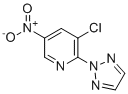 structure of CAS# 1832583-40-0, 3-Chloro-5-nitro-2-(2H-1,2,3-triazol-2-yl)pyridine